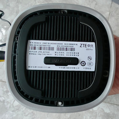 Routeur sans fil ZTE 5G AI CPE G5 Pro MC8512 WiFi 7 BE7200
