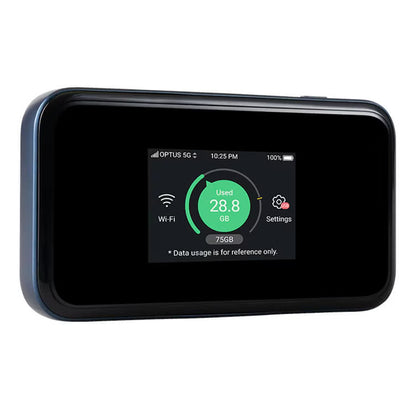 Point d'accès Wi-Fi 6 OPTUS 5G MU5001 4 500 mAh, double bande, portable, MiFi