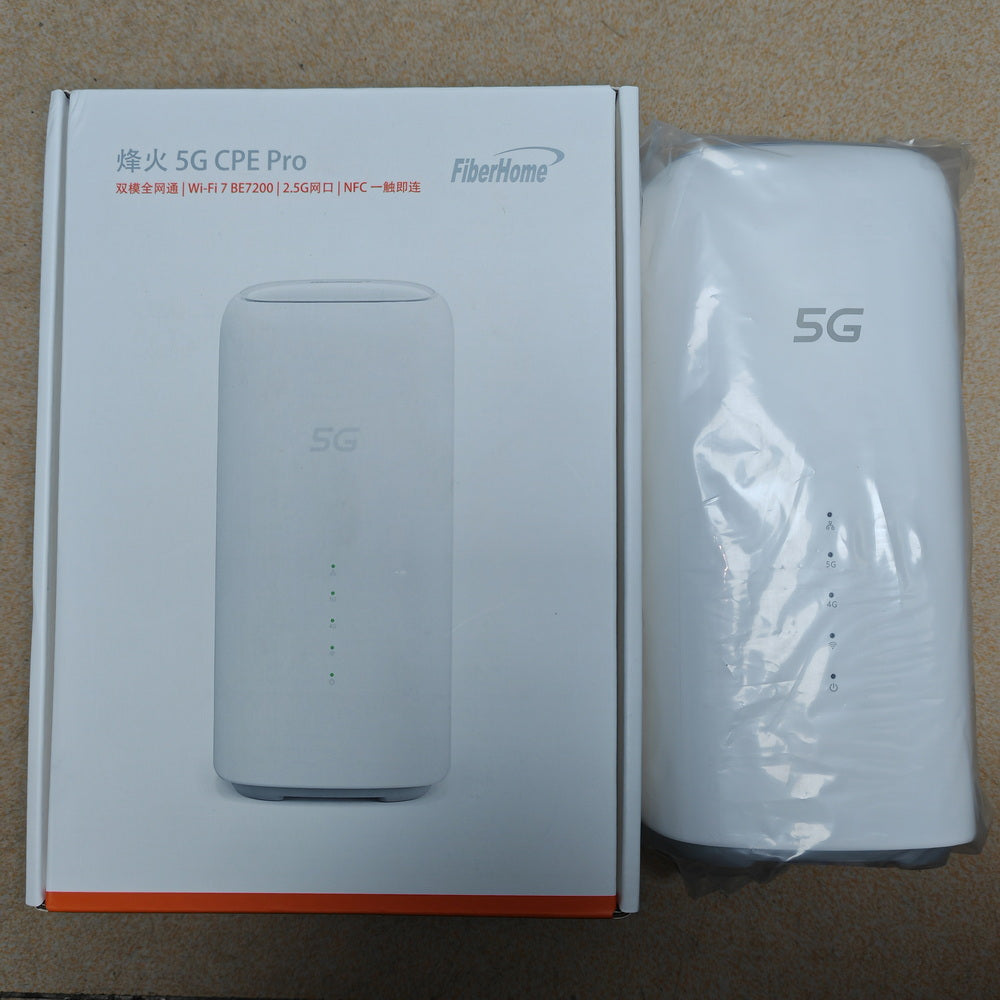 FiberHome 5G CPE Pro LG6851F WiFi 7 BE7200 Router 2.5G Ethernet Ports