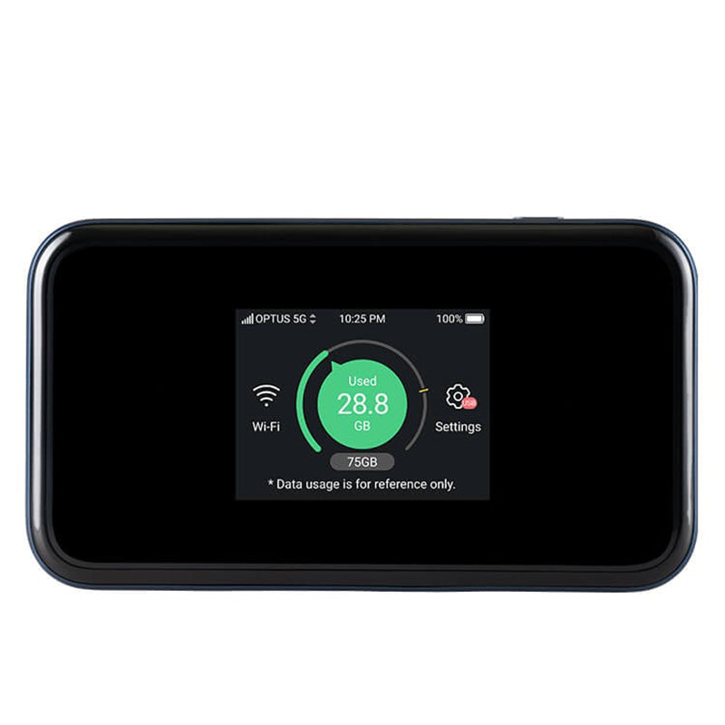 Point d'accès Wi-Fi 6 OPTUS 5G MU5001 4 500 mAh, double bande, portable, MiFi