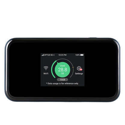 Point d'accès Wi-Fi 6 OPTUS 5G MU5001 4 500 mAh, double bande, portable, MiFi